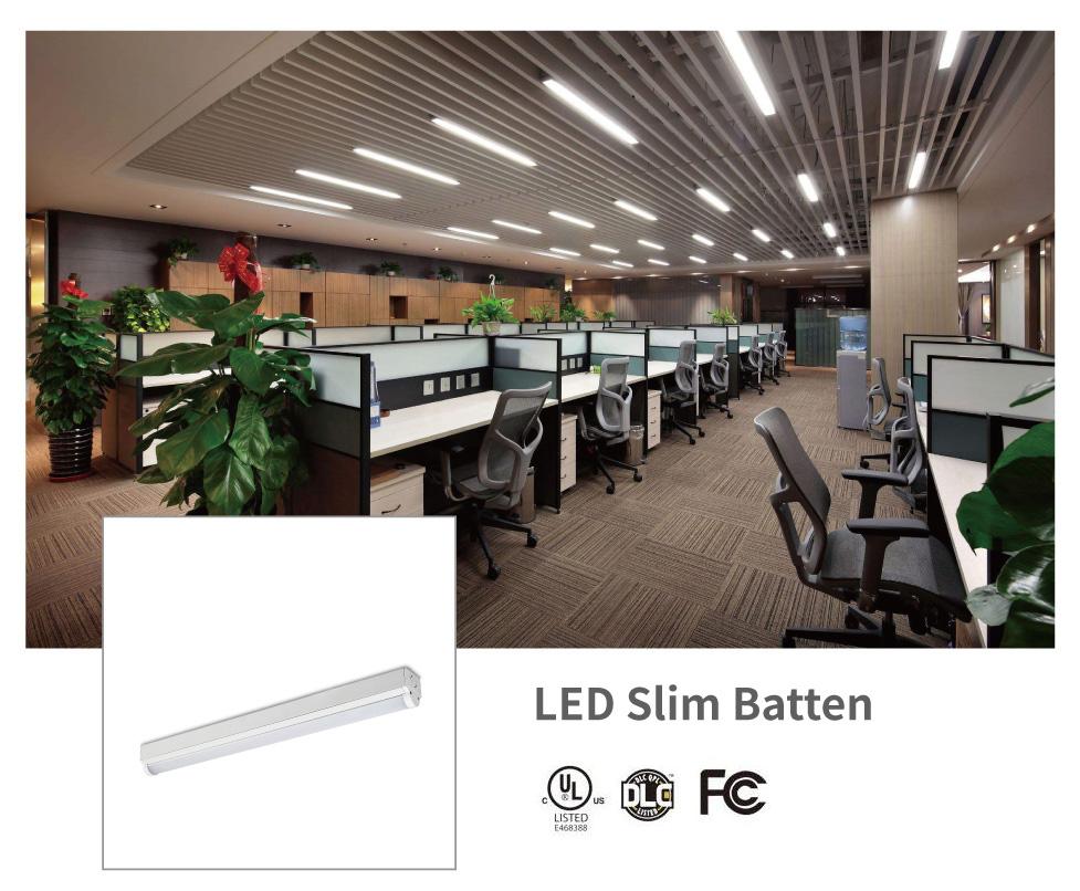 Best Quality AC100-277V Hot sale 120cm 120lm/w Slim Batten ON-OFF 1-10V Dimming PIR sensor 5 years warranty 50000 hours life span