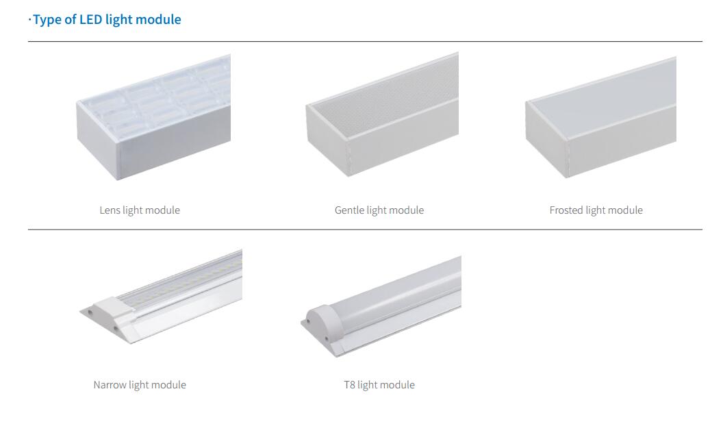 Tool free installation LED trunk linear system